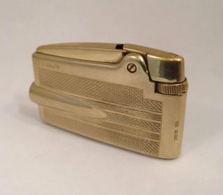 Very Rare Varaflame By Ronson Cigarette Lighter In 14k Yellow Gold