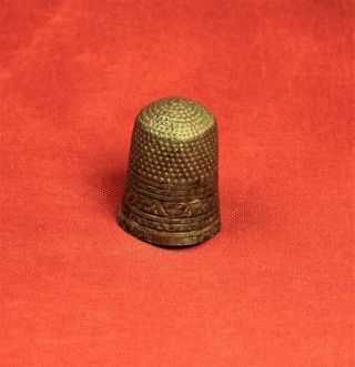 Fine Medieval Bronze Thimble - 17.  Century