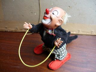 Salto Clown Somersault Clown Windup West Germany Tin Toy