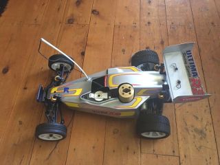vintage Kyosho Ultima Rb Nitro Rc Buggy 1 - 10 as shelf queen 2
