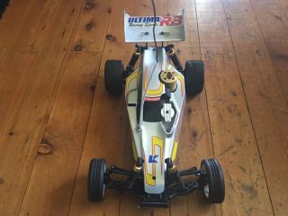 vintage Kyosho Ultima Rb Nitro Rc Buggy 1 - 10 as shelf queen 4