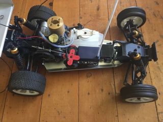 vintage Kyosho Ultima Rb Nitro Rc Buggy 1 - 10 as shelf queen 5