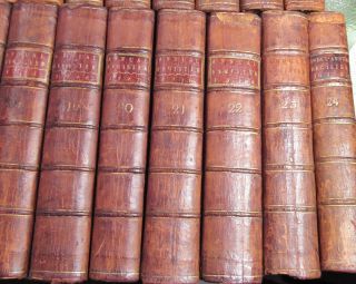 AMERICAN REVOLUTION 1758 to 1780/RARE 1st,  EARLY Ed.  /24 VOLUMES FINE LEATHER VOLS 11