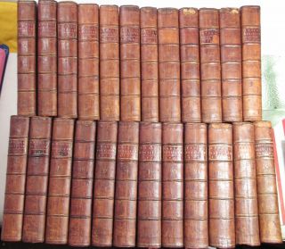 AMERICAN REVOLUTION 1758 to 1780/RARE 1st,  EARLY Ed.  /24 VOLUMES FINE LEATHER VOLS 3