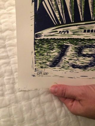 Phish Hampton 99 Pollock Poster RARE 1999 - - Yeah,  that one.  Numbered and Signed 2