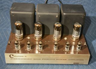 Vintage Harman Kardon Citation II Stereo Vacuum Tube Amplifier 4