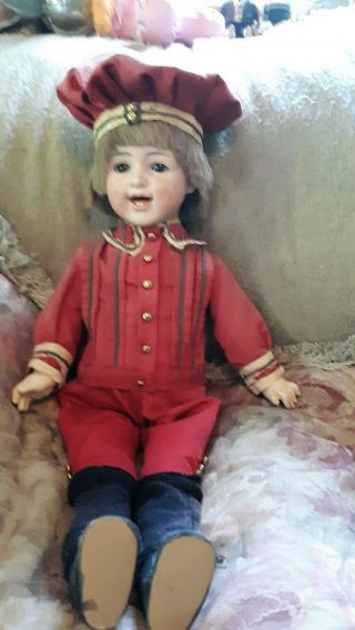 Wonderful 18 inch Antique German Heubach Character Doll LAUGHING 2