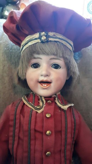 Wonderful 18 inch Antique German Heubach Character Doll LAUGHING 4