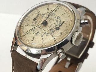 ZAIS WATCH Rare Vintage Chronograph Watch - SPILLMANN Case 2