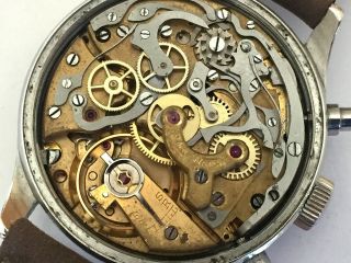 ZAIS WATCH Rare Vintage Chronograph Watch - SPILLMANN Case 9