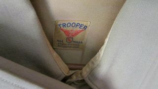 WW2 USAAF officer uniform shirts,  khaki,  size medium,  all wool. 2