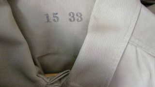 WW2 USAAF officer uniform shirts,  khaki,  size medium,  all wool. 3