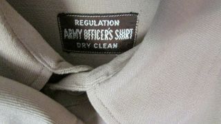 WW2 USAAF officer uniform shirts,  khaki,  size medium,  all wool. 4