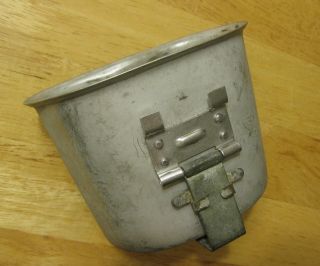 US Army WW2 stainless steel canteen cup RARE 4