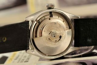 Vintage Swiss Rolex Oyster 6284 Semi Bubble Back Watch Stainless Steel 1954 RARE 8