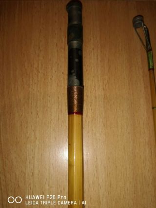 STUNNING and VERY RARE Hardy LRH No 3 split cane spinning rod.  9.  5ft (260cm) 10