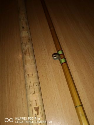 STUNNING and VERY RARE Hardy LRH No 3 split cane spinning rod.  9.  5ft (260cm) 4