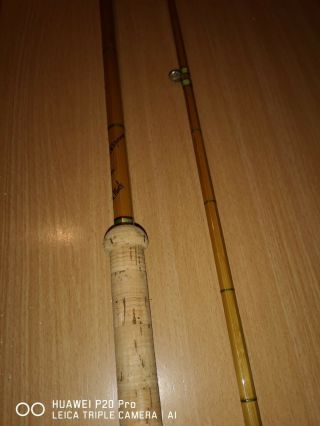 STUNNING and VERY RARE Hardy LRH No 3 split cane spinning rod.  9.  5ft (260cm) 6