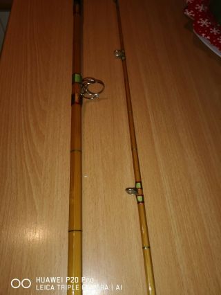 STUNNING and VERY RARE Hardy LRH No 3 split cane spinning rod.  9.  5ft (260cm) 7