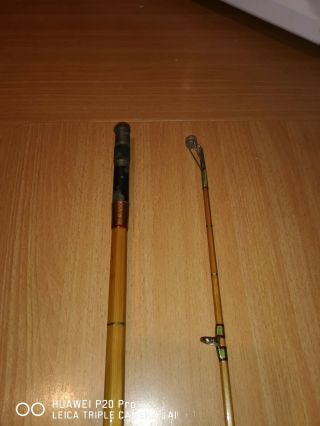 STUNNING and VERY RARE Hardy LRH No 3 split cane spinning rod.  9.  5ft (260cm) 9