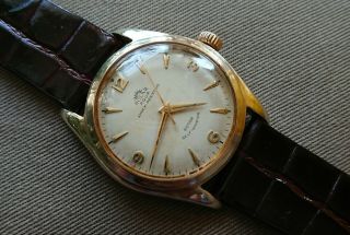 Vintage Eaton Solar Aqua / Tudor 7808 Automatic Watch 10K Gold Filled,  Exc Cond. 2