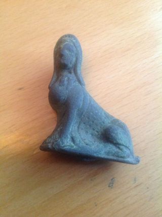 Medieval Bronze Seal Hybrid.  ? Statue Metal Detecting Find