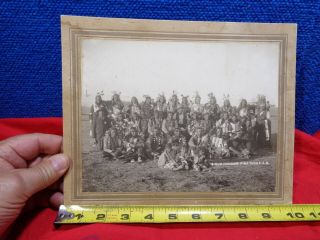 Antique Photo Native American Sioux Indian Pine Ridge S D Photo