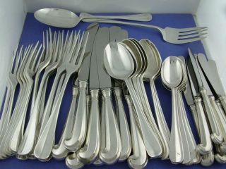Sterling Stieff (8) 6pc Place Settings & Servers Williamsburg Queen Anne