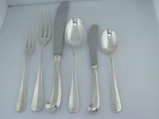Sterling STIEFF (8) 6pc Place Settings & Servers Williamsburg QUEEN ANNE 4