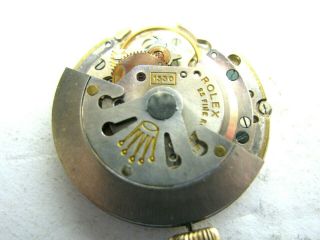 Vintage Rolex 1530 Compete Butterfly Rotor Runs Movement 5512 Pcg (1959 - 1963