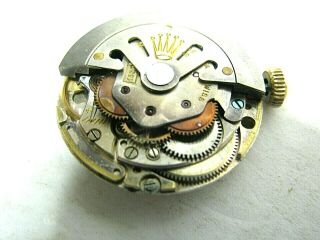 VINTAGE ROLEX 1530 COMPETE BUTTERFLY ROTOR RUNS MOVEMENT 5512 PCG (1959 - 1963 2