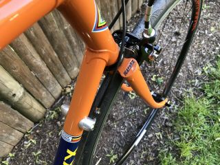 Eddy Merckx 1984 Team Molteni Orange 57cm 58cm Campagnolo Vintage 10 Speed. 9