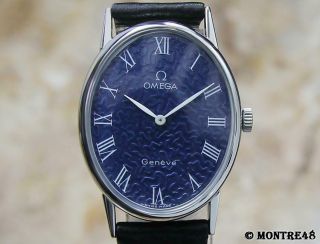 Omega Geneve Swiss Made Stainless St Lady Auto 27mm Cal 625 Vintage Watch Je247