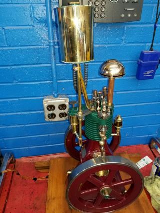 Rare Perkins Model Hit and Miss Gas Engine 6