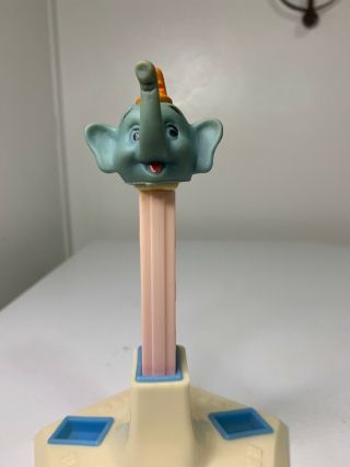 Vintage Soft Head Walt Disney Dumbo Pink Stem No Feet