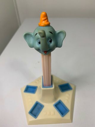 Vintage Soft Head Walt Disney Dumbo Pink Stem No Feet 2