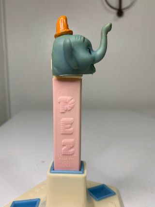 Vintage Soft Head Walt Disney Dumbo Pink Stem No Feet 3