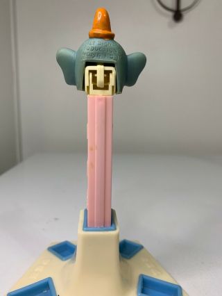 Vintage Soft Head Walt Disney Dumbo Pink Stem No Feet 4
