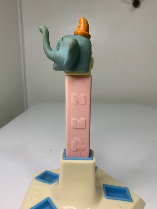Vintage Soft Head Walt Disney Dumbo Pink Stem No Feet 5