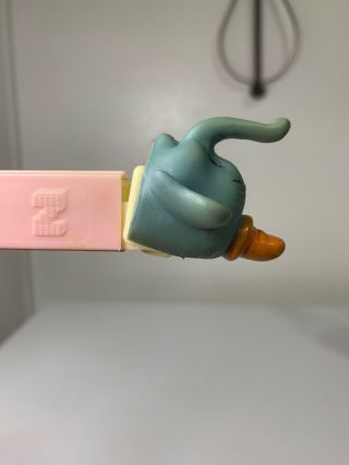 Vintage Soft Head Walt Disney Dumbo Pink Stem No Feet 7