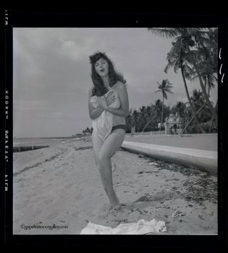 Bunny Yeager 50s Pin - Up Camera Negative Photograph Sultry Flirty Self Portrait 2
