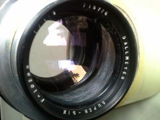 Vintage Dallmeyer Projector Lens - Six F=102mm F/1.  9 Serial Number 718776
