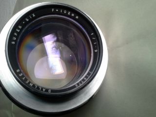 Vintage Dallmeyer Projector Lens - Six F=102mm f/1.  9 Serial Number 718776 2