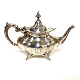 Reed & Barton Hampton Court Sterling Teapot Tea Pot 660 1 1/2 Pt