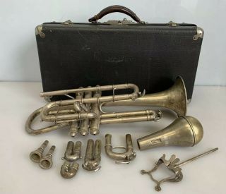 Vintage Conn Cornet Trumpet Shepherd 