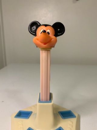 Vintage Mickey Mouse Pez Dispenser No Feet Made In Usa