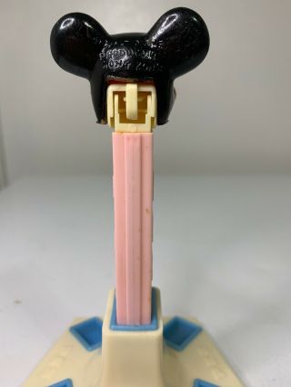 Vintage Mickey Mouse Pez Dispenser No Feet Made In USA 4