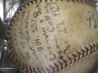 LOU GEHRIG/BABE RUTH Signed Baseball American League Ball (RP) READ LISTING 7