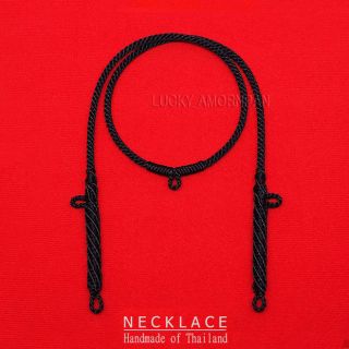 28 " Necklace Rope Wax Thai Buddhist Amulet Handmade Pendant 4 Hook N20