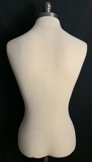 Female Mannequin Dress Form Vintage JCPenney Display Cast Iron Base 3